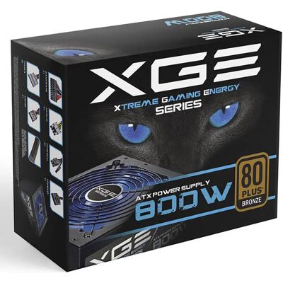 Tooq Fonte Di Alimentazione Xtreme Gaming Energy Ii 800w 80+ Tooq Fonte Di Alimentazione Xtreme Gaming Energy Ii 800w 80+