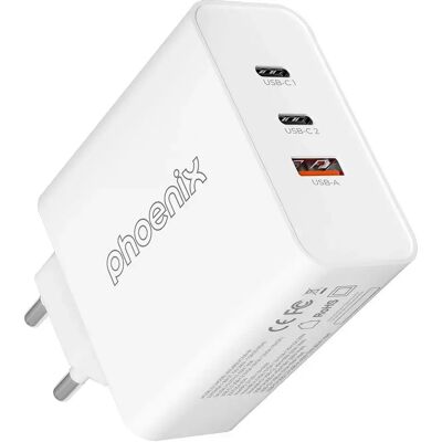 Phoenix Technologies Caricabatterie Da Parete Usb-c 65gan2uc1ua-w 65w Phoenix Technologies Caricabatterie Da Parete Usb-c 65gan2uc1ua-w 65w