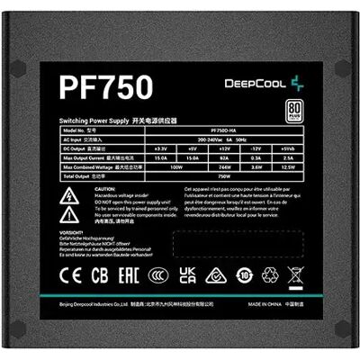 Deepcool Fonte Di Alimentazione Pf750 750w 80 Plus Deepcool Fonte Di Alimentazione Pf750 750w 80 Plus