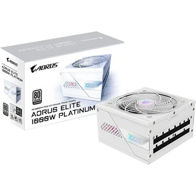 Gigabyte Alimentatore Modulare Aorus Elite P1000w Ice 1000w Pcie 5.0 3.1 80 Plus Platinium Gigabyte Alimentatore Modulare Aorus Elite P1000w Ice 1000w Pcie 5.0 3.1 80 Plus Platinium