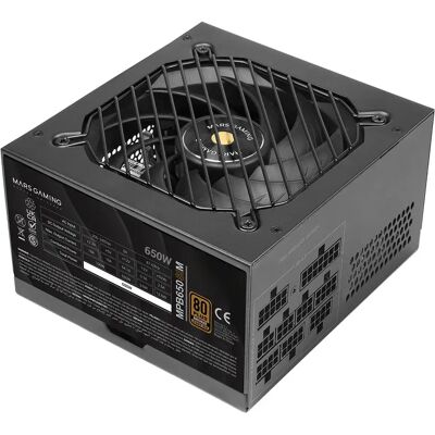 Mars Gaming Alimentatore Modulare Mpb650sim 650w 80 Plus Bronze Black One Size Mars Gaming Alimentatore Modulare Mpb650sim 650w 80 Plus Bronze Black One Size