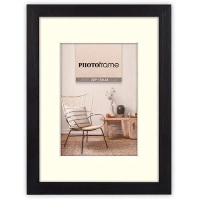 Cornice Foto Zep Malmo Nero - 10x15/15x20 cm, Design Moderno in Legno Cornice Foto Zep Malmo Nero - 10x15/15x20 cm, Design Moderno in Legno