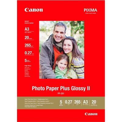 Canon Carta Fotografica Pp-201 A3 Black One Size Canon Carta Fotografica Pp-201 A3 Black One Size