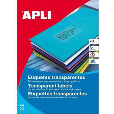 Apli 1225 Etichette Etichetta Multiuso 210x297 Mm Apli 1225 Etichette Etichetta Multiuso 210x297 Mm