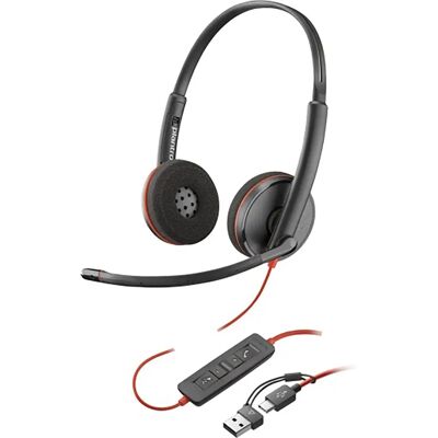 Poly Cuffie Con Microfono Blackwire 3220 Poly Cuffie Con Microfono Blackwire 3220