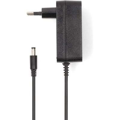 Nedis Adattatore Di Alimentazione Cctv Connettore Maschio Cc 5.5x2.1 Mm 1.5 M 2.0a 12v Black One Size Nedis Adattatore Di Alimentazione Cctv Connettore Maschio Cc 5.5x2.1 Mm 1.5 M 2.0a 12v Black One Size