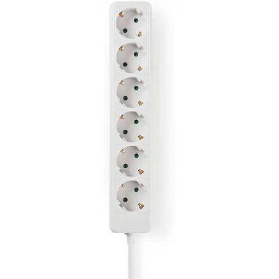 Nedis Ciabatta Elettrica Esoc615f1wt White One Size Nedis Ciabatta Elettrica Esoc615f1wt White One Size