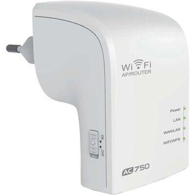Wavlink Ripetitore Wifi Ac750 Dual Band Wn577a2 White One Size Wavlink Ripetitore Wifi Ac750 Dual Band Wn577a2 White One Size