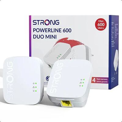 Strong Ripetitore Wifi Powerline 600 Duo Mini Strong Ripetitore Wifi Powerline 600 Duo Mini