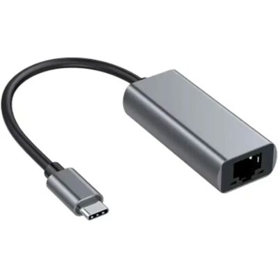 Generico Adattatore Di Rete Usb Usb-c To Ethernet Silver / Grey One Size Generico Adattatore Di Rete Usb Usb-c To Ethernet Silver / Grey One Size