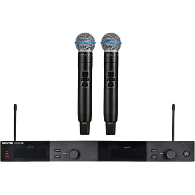 Sistema wireless dual Shure SLXD24DE/B58 G59 Sistema wireless dual Shure SLXD24DE/B58 G59