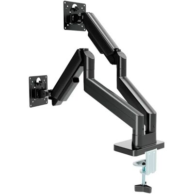 Gembird Supporto Per Doppio Monitor Ma-da2-06 Black One Size Gembird Supporto Per Doppio Monitor Ma-da2-06 Black One Size