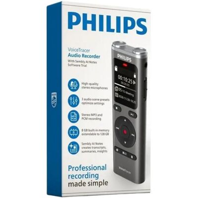 Philips Registratore Vocale Dvt 2075 Philips Registratore Vocale Dvt 2075