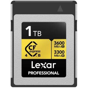 Lexar Scheda Di Memoria Cfexpress Pro Type B Gold .0 Series 1tb Lexar Scheda Di Memoria Cfexpress Pro Type B Gold .0 Series 1tb