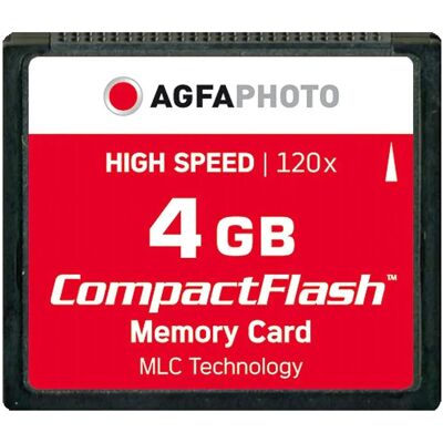 Agfa Scheda Di Memoria Compact Flash gb High Speed 120x Mlc Agfa Scheda Di Memoria Compact Flash gb High Speed 120x Mlc