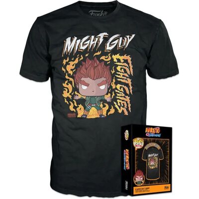 Funko Maglietta A Maniche Corte Naruto 8 Gates Guy Funko Maglietta A Maniche Corte Naruto 8 Gates Guy