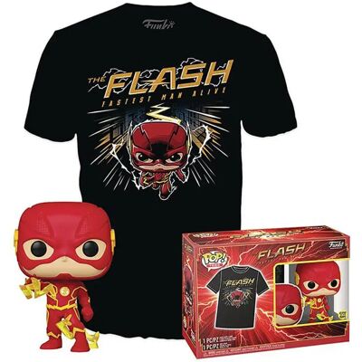 Funko T-shirt A Maniche Corte Con Figura Dc Comics The Flash Funko T-shirt A Maniche Corte Con Figura Dc Comics The Flash
