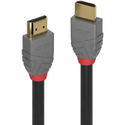 Lindy Cavo Hdmi 5 M Black / Grey / Red One Size Lindy Cavo Hdmi 5 M Black / Grey / Red One Size