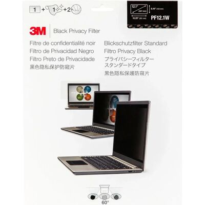 3M Protettore Per Schermo Pf121w Privacy Filter Black 30.7 Cm 12.1´´ 16:10 3M Protettore Per Schermo Pf121w Privacy Filter Black 30.7 Cm 12.1´´ 16:10