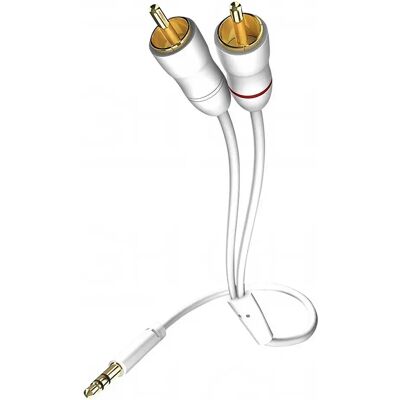 Inakustik Cavo Spina Audio Stereo Jack Cinch 3.5 Mm 50 Cm White One Size Inakustik Cavo Spina Audio Stereo Jack Cinch 3.5 Mm 50 Cm White One Size