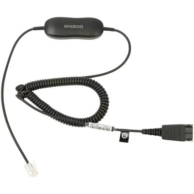 Jabra Cavo Per Cuffie Gn1200 Cc Rj-9 2 M Jabra Cavo Per Cuffie Gn1200 Cc Rj-9 2 M