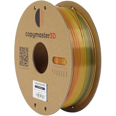 Copymaster3d Filamento Tri-silk 1.75 Mm 1kg Red / Gold / Black One Size Copymaster3d Filamento Tri-silk 1.75 Mm 1kg Red / Gold / Black One Size