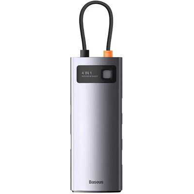 Baseus Stazione di collegamento USB-C Grigia 4-in-1 Baseus Stazione di collegamento USB-C Grigia 4-in-1