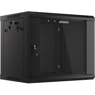 Phoenix Armadio Rack Phtn79u 9u Black One Size Phoenix Armadio Rack Phtn79u 9u Black One Size