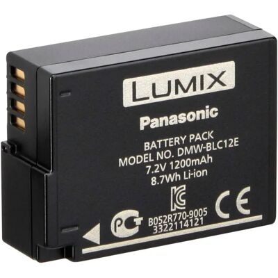 Panasonic Batteria Al Litio Dmw-blc12 1200mah 7.2v Panasonic Batteria Al Litio Dmw-blc12 1200mah 7.2v