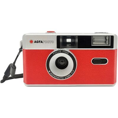 Agfa Fotocamera Compatta Riutilizzabile 35 Mm Red One Size Agfa Fotocamera Compatta Riutilizzabile 35 Mm Red One Size