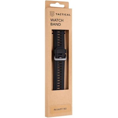 Cinturino in silicone nero per Amazfit T-Rex - Accessorio smartwatch Cinturino in silicone nero per Amazfit T-Rex - Accessorio smartwatch