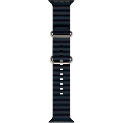 Cinturino TPU nero per Apple Watch - Fascia per Smartwatch 42-49mm Cinturino TPU nero per Apple Watch - Fascia per Smartwatch 42-49mm
