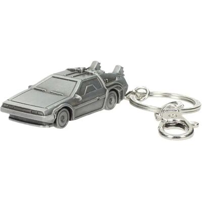 Sd Toys Portachiavi Back To The Future Delorean 3d Metal Silver One Size Sd Toys Portachiavi Back To The Future Delorean 3d Metal Silver One Size