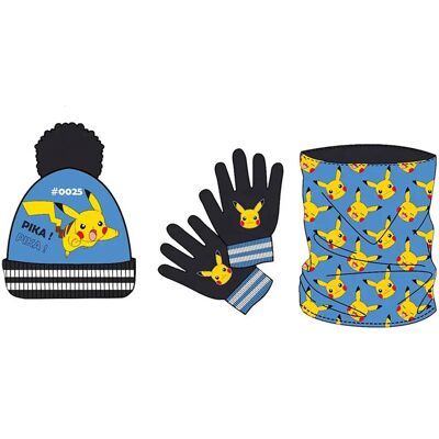 Nintendo Cappello E Guanti Pokémon Multicolor One Size Nintendo Cappello E Guanti Pokémon Multicolor One Size