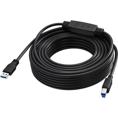 Vision Cavo Usb-a A Usb-b Tc 15musb3.0+/bl Black One Size Vision Cavo Usb-a A Usb-b Tc 15musb3.0+/bl Black One Size