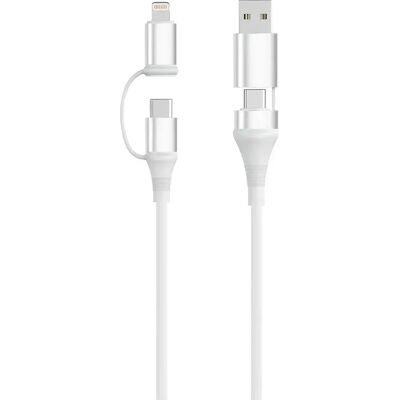 Ewent Cavo Da Usb-a A Usb-c Ec1076 White One Size Ewent Cavo Da Usb-a A Usb-c Ec1076 White One Size