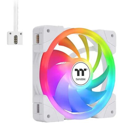 Thermaltake Ventilatore Swa Ex14 Argb Tt Premium Edition 140 Mm 3 Unità White One Size Thermaltake Ventilatore Swa Ex14 Argb Tt Premium Edition 140 Mm 3 Unità White One Size