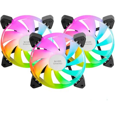 Mars Gaming Ventilatore Mf-3a Argb Black One Size Mars Gaming Ventilatore Mf-3a Argb Black One Size