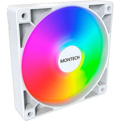 Montech Ventilatore Gf120 Pwm 120 Mm White One Size Montech Ventilatore Gf120 Pwm 120 Mm White One Size