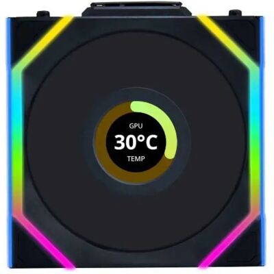 Lian-Li Ventilatore Uni Sl120 Wireless Rgb Reverse Blade 120 Mm Black One Size Lian-Li Ventilatore Uni Sl120 Wireless Rgb Reverse Blade 120 Mm Black One Size
