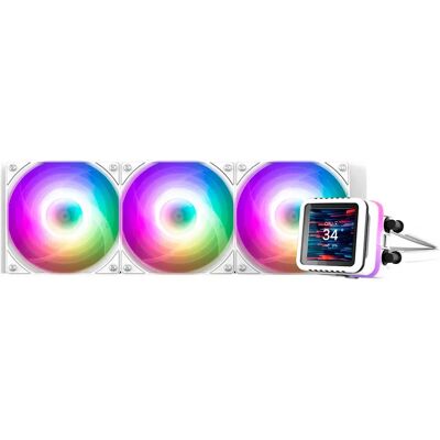 Cooler a liquido CPU Zalman ALPHA2 DS 360mm Bianco - Schermo LCD in tempo reale Cooler a liquido CPU Zalman ALPHA2 DS 360mm Bianco - Schermo LCD in tempo reale