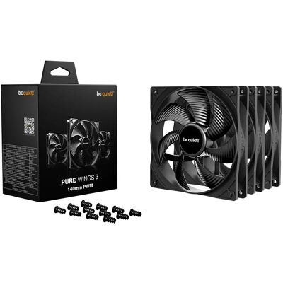 Be Quiet Ventilatore Pure Wings 3/bl139 Black One Size Be Quiet Ventilatore Pure Wings 3/bl139 Black One Size