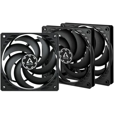 Arctic Ventilatore P12 Slim Pwm Pm Value Pack 3 Pezzi Black One Size Arctic Ventilatore P12 Slim Pwm Pm Value Pack 3 Pezzi Black One Size