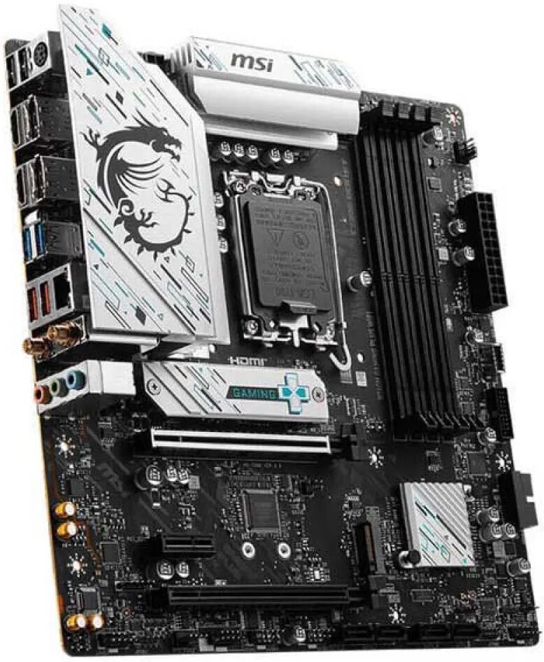 MSI MB B760, B760M GAMING PLUS, LGA1700,4DDR5,2PCI-EX16,1PCI-EX1,2M.2,4SATA3,2USB3.2 GEN2,7US