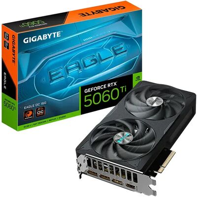 Gigabyte Scheda Grafica Rtx 5060 Ti Eagle Oc 16gb Gddr7 Black One Size Gigabyte Scheda Grafica Rtx 5060 Ti Eagle Oc 16gb Gddr7 Black One Size
