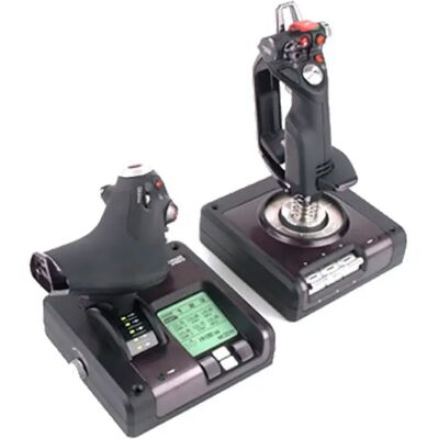 Logitech Sistema Di Controllo Per Pc Saitek Pro Flight X52 Logitech Sistema Di Controllo Per Pc Saitek Pro Flight X52