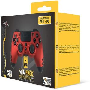 Steelplay Gamepad Wireless Slim Pack Ruby Per Pc/ps Steelplay Gamepad Wireless Slim Pack Ruby Per Pc/ps