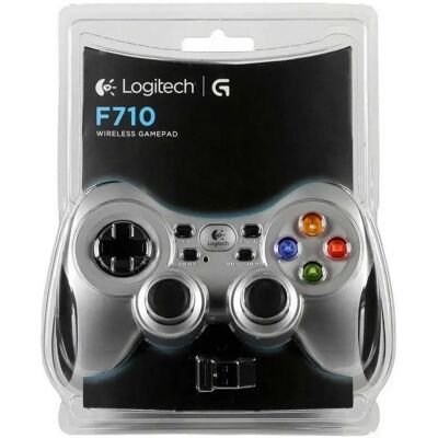 Logitech Gamepad Wireless Per Pc F710 Silver One Size Logitech Gamepad Wireless Per Pc F710 Silver One Size