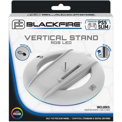 Blackfire Supporto Verticale Rgb Per Ps5 White One Size Blackfire Supporto Verticale Rgb Per Ps5 White One Size
