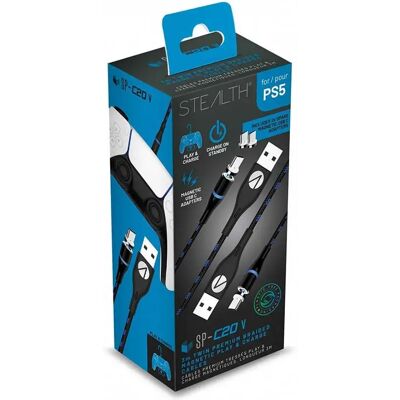 Stealth Doppio Cavo Usb-c Magnetico Per La Ricarica E La Riproduzione Di Ps5 Multicolor One Size Stealth Doppio Cavo Usb-c Magnetico Per La Ricarica E La Riproduzione Di Ps5 Multicolor One Size